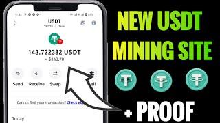  $11.30 Received (live withdrawal Proof) New Usdt Mining Site || Earn Free Usdt