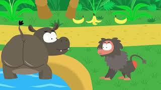 Baboon song - Meow Meow Kitty  Kids Songs - Nursery Rhymes