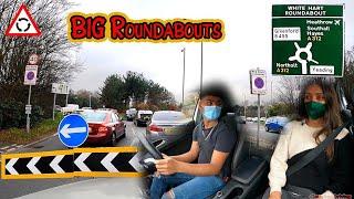 How to deal with Big Roundabouts | Tips on how to exit safely and how to pick the correct lane