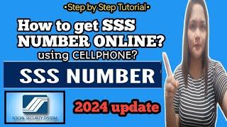 SSS NUMBER ONLINE REGISTRATION 2024. How to get SSS NUMBER online?