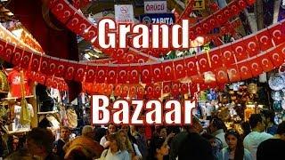 Shopping at the Grand Bazaar in Istanbul, Turkey (Kapalıçarşı - Büyük Çarşı)