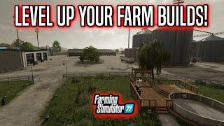 HOW TO BUILD BETTER FARMS IN FARMING SIMULATOR 22 - LANDSCAPING 101 #FS22