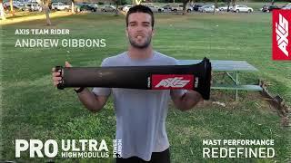 Andrew Gibbons introduces AXIS PRO Ultra High Modulus Masts