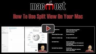 How To Use Split View On Your Mac (MacMost #1878)