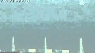 Взрыв на АЭС в Японии засняли на видео
