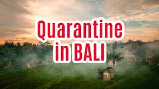 Quarantine in Bali