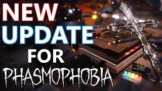 THE BIGGEST UPDATE in Phasmophobia HISTORY - Ascension ALL PATCH NOTES
