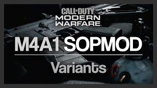 Modern Warfare Gunsmith: SOPMOD Variants (M4A1)