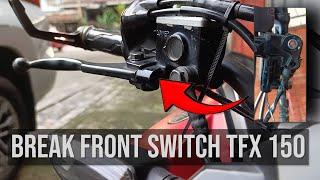 HOW TO CHANGE BREAK FRONT SWITCH YAMAHA IN TFX 150