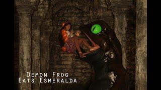 Demon Frog Eats Esmeralda Freebie