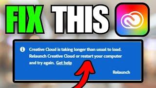 How To Fix Adobe Creative Cloud is Taking Longer Than Usual To Load