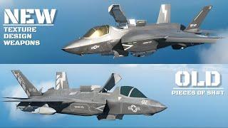 New F-35B Lighting II Strike Fighter Before and After Major Revamp and Redesign! | Modern Warships