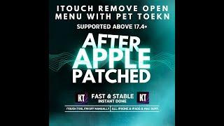 OPEN MENU FMI OFF [PET TOKEN BACKUP METHOD 2024] |AFTER APPLE PATCHED| {iOS 17.4+ Supported}