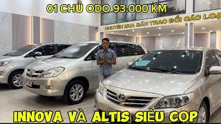 12/7 CỰC ĐỘC TOYOTA INNOVA 2008 2.0 G SIÊU MỚI NGÂN HÀNG AGRIBANK VÀ TOYOTA COROLLA ALTIS 1.8 AT