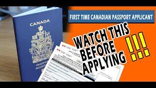 How to apply for a Canadian Passport | First Time applicant