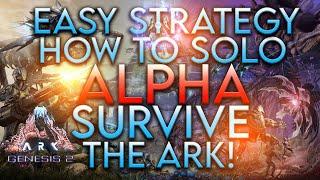 How To SOLO ALPHA Survive The Ark EASY On Official Servers! | Ark Survival Evolved