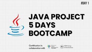 Day 1 | Introduction to Java and Basic Syntax