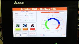 Arduino Modbus RTU - Control HMI via RS485