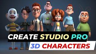 Create Studio Pro 3D Characters and Actions in Standard and All Access