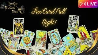 Golden Goddess Tarot: FREE Card Pull Night!!!! ***Read for Details***