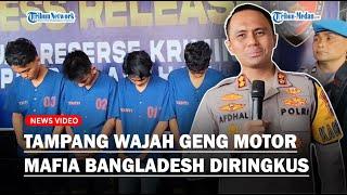 Tampang Wajah Geng Motor Mafia Bangladesh yang Lempari Kantor Dinas di Asahan Akhirnya Diringkus