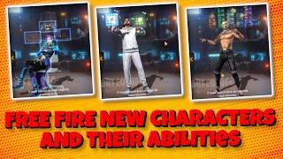 free fire new characters and their abilities | free fire ob29 update | Dinesh gaming zone