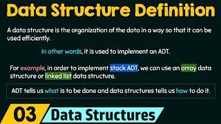 Data Structure Definition & Advantages