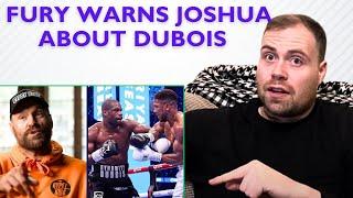 TYSON FURY WARNS ANTHONY JOSHUA ABOUT REMATCHING DANIEL DUBOIS…!!!!