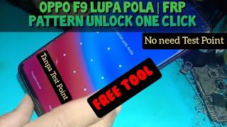 Oppo F9 Lupa Pola Pattern Unlock USB Only @mobilecareid