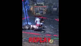 ESO Magicka Nightblade Onslaught Gank 43k HP werewolf ganked and bashed