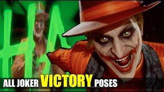 All Joker Cinematic Intros & Victory Poses - Mortal Kombat 11 ( MK 11 2020 )