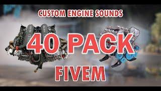 FiveM Custom Engine Sound Pack | 40 Sounds | Preview