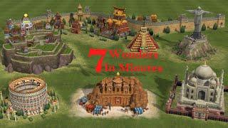 7 Wonders of the world In 7 Minutes || 3D Models Of the Wonders