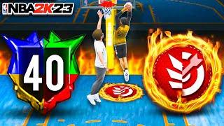 I took the MOST BROKEN BUILD to the 1v1 STAGE in NBA 2K23