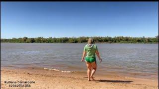 Depilando no rio Araguaia cidade de Aruanã rubiane Damasceno