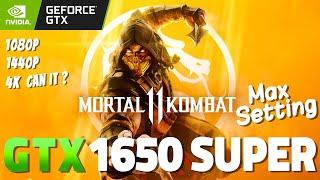 Mortal Kombat 11 1080p 1440p 4K test on GTX 1650 Super | i3 10100 + 16 GB RAM