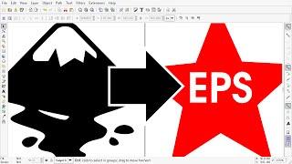 How To Make .EPS file in Inkscape