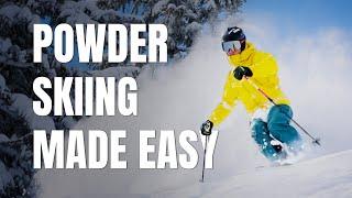 Pro Skier's 3-Step Secret to Effortless Powder Skiing