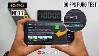 iQOO Neo 7 90FPS Pubg Test, Heating and Battery Test | Gaming Beast 