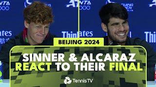 Carlos Alcaraz & Jannik Sinner React To Their EPIC Beijing Final Meeting ️