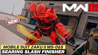 Searing Slash Finishing Moves - Mobile Suit Gundam Zaku II MS-06S Tracer Pack Modern Warfare 3 S4