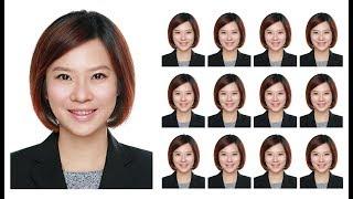 How to create Passport Size Photo in photoshop (By One Click)