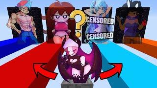 Minecraft FNF Sarvente: DO NOT CHOOSE THE WRONG PORTAL (Boyfriend OR Girlfriend OR Miku OR Carol ?)