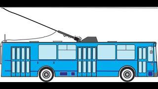 How to Draw a Trolleybus in Illustrator Tutorial