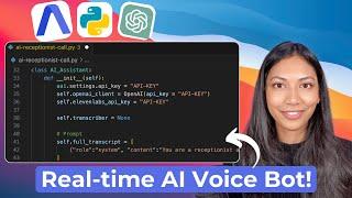 Coding an AI Voice Bot from Scratch: Real-Time Conversation with Python