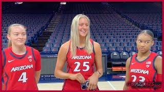 Cate Reese, Madison Conner and Lauren Fields preview Arizona's WBB season | GOAZCATS.com video