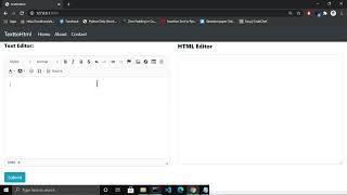 Html Generator using django || Text to Html Converter