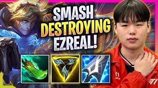 SMASH DESTROYING WITH EZREAL! - T1 Smash Plays Ezreal ADC vs Aphelios! | Season 2025