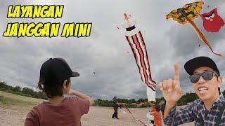 MAIN LAYANGAN JANGGAN MINI TERBANG 2 SEKALIGUS!!