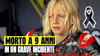 ULTIM'ORA TRAGEDIA NEL MOTOCICLISMO: MORTO A 9 ANNI LORENZO SOMASCHINI.  INCIDENTE IN PISTA